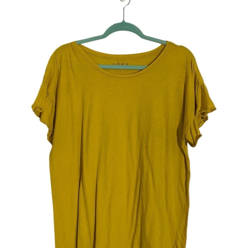 LOFT Women's Ruffle Sleeve Blouse
